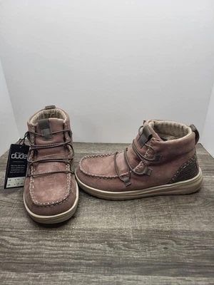 Botas de gamuza Hey Dude Eloise - rosa antigua para mujer talla 6 nuevas  Foto 1 de 4