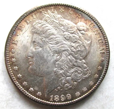 Dólar Morgan 1899-O $1 Foto 1 de 2