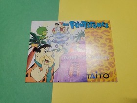 NES Manual Instruction Nintendo book booklet Flintstones rescue dino hoppy