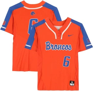 Boise State Broncos Team-Issued #6 Orange Jersey from Softball Program - Size M - Picture 1 of 3