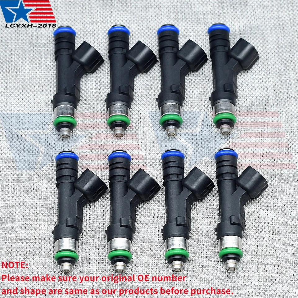 8Pcs Fuel Injectors for Ford F-250 Super Duty 2015-2022 E-350 Super Duty V8 6.2L - Image 1 of 4