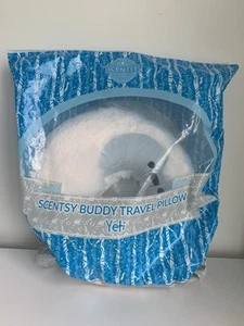 Scentsy Buddy Travel Pillow Yeti New In Package Retired - Picture 1 of 11