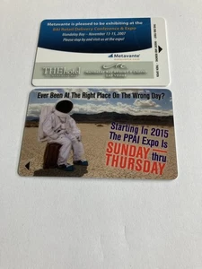 2 Casino Hotel Karten vom  Mandalay Bay The Hotel Las Vegas. - Bild 1 von 2