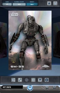 Topps Star Wars Card Trader 2025 Topps Chrome Star Wars Refractor - SM-33 - Picture 1 of 2