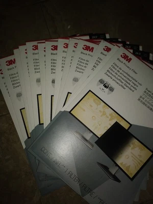 3M PF240W1B 24" Widescreen computer Monitor Desktop LCD Black Privacy Filter - Image 1 of 2