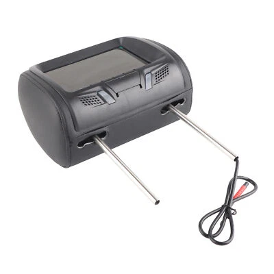 Black Universal 7in Car Headrest Monitor MP5 Video Media Player High Definition - Image 1 of 4