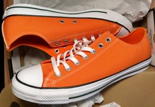 orange converse womens size 9
