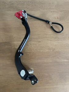 HONDA CRF 250 L M 2012-2020 RED TIP ZETA REAR BRAKE PEDAL LEVER - Picture 1 of 2