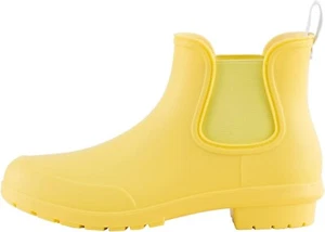 Planone Short Rain Boots Womens Yellow Size 6 Waterproof Ankle Boot Anti Slip - Picture 1 of 10