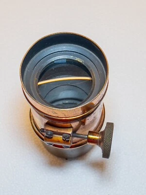 Vintage Lens Brass Portrait Medium Large Format - Petzval type - Photo 1/4