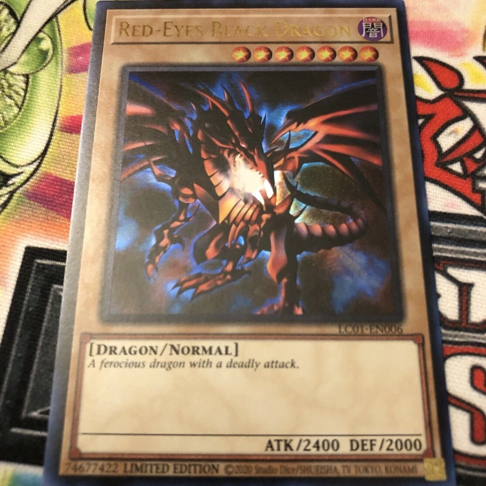 ( RED-EYES BLACK DRAGON ) - Ultra Rare - LC01-EN006 - Limited NM - Yu-Gi-Oh 25th - Image 1 of 1