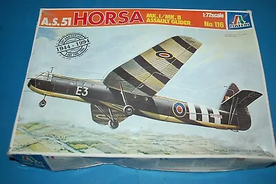 Italeri 116 - A.S. 51 Horsa Mk.I/Mk.II Assault Glider  scala 1/72 - Immagine 1 di 2