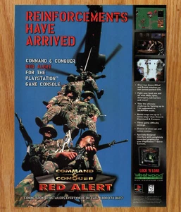Command & Conquer Red Alert Westwood- Video Game Print Ads Poster Promo Art 1997 - Picture 1 of 3
