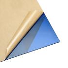 Blue Clear Cast Acrylic Sheet,12" x 12",3mm Thick,Plastic PMMA Acrylic Board