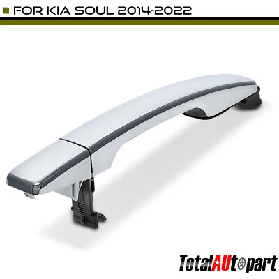 Manija de puerta exterior con cubierta cromada para conductor trasero izquierdo Kia Soul 2014-2022 Foto 1 de 4