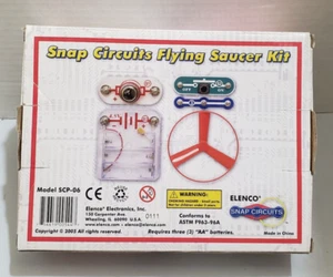 Elenco Snap Circuits fliegende Untertasse vier andere Projekte elektronisches Wissenschaftsset - Bild 1 von 22