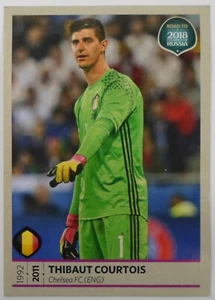 PANINI ROAD TO 2018 FIFA WORLD CUP RUSSIA ALBUM STICKER #1 THIBAUT COURTOIS - Picture 1 of 6