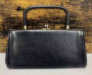 Unbranded Vintage Simple Classic Black Clutch Purse - Picture 1 of 6