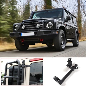 For Ineos Grenadier 2022+ Car black Tail Ladder Flagpole Bracket Flag Mount - Picture 1 of 14