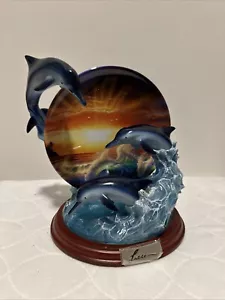 Bradford Exchange Surfing Into Sunset Collection - Picture 1 of 2