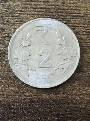 2017 India 2 Rupees Actual Coin TK6609* - Image 1 of 3