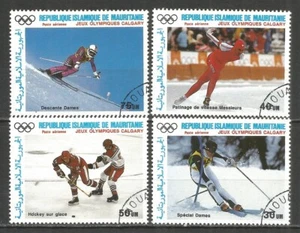 Mauritania 1987 year , used stamps - sport - Picture 1 of 1