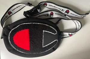 Champion prime logo waistbag Sling fannypack crossbody belt bag pouch unisex Blk - Picture 1 of 5