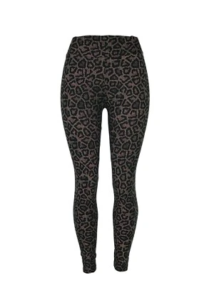 Black Gray Pink Jaguar Animal Print Tall & Curvy Yoga TC Buttery Soft FREE SHIP - Imagem 1 de 3