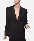 Alfani Women's Single-Breasted Charcol Gray Jacket W/Two Pockets Sz 14P