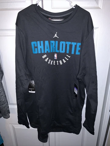 Nike Jordan Charlotte Hornets Basketball 3XL-T Pullover Sweatshirt Player Issued Cover