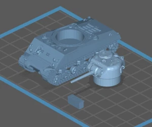 28 mm/1:56a Resina Segunda Guerra Mundial American M4A2 Sherman - Imagen 1 de 2