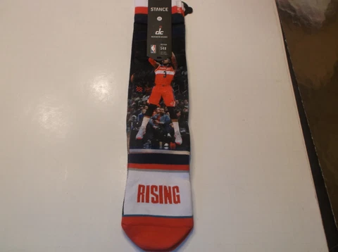 Washington Wizards NBA  socks by Stance fit no. 548 sz. Large, Wall, Beal Cover