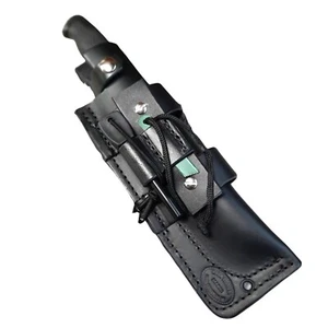Funda de cuchillo de cuero hecha para adaptarse a una funda de cuchillo Buck Tops Knight Hark SOLO - Imagen 1 de 7