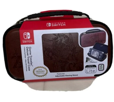 Nintendo Switch Lite Game Traveler Deluxe Travel Case Legend of Zelda BOTW - New - Image 1 of 3