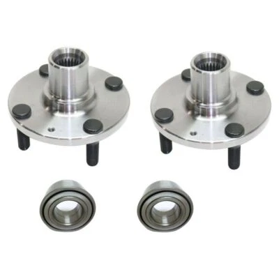 Par de cojinetes de cubo de rueda delantera para Hyundai Accent 2002 2003 2004 1,6 L 4 tacos Foto 1 de 4