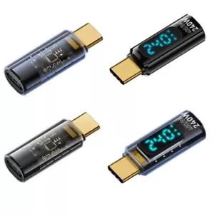 Digital LED Display USB 4.0 Type-C 40Gbps Adapter PD 240W USB C Extension Laptop - Picture 1 of 15