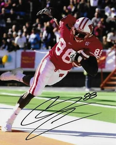 Wisconsin Chris Chambers Signed Photo 8x10 COA 2 - Picture 1 of 1