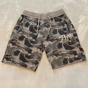 Prps Sweat Shorts Mens Medium Camo Print 9" Inseam Drawstrings Casual Cotton Y2K - Picture 1 of 13