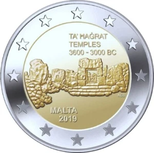 2 euro MALTA    2019 -	TA HAGRAT - Imagen 1 de 1