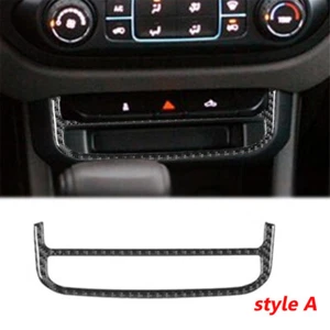 Carbon Fiber Center Control Double Flash Panel Trim For Colorado Canyon 2015-22 - Picture 1 of 6
