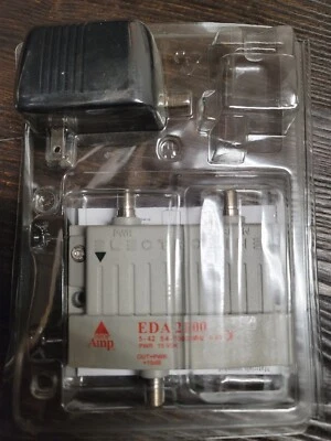 Electroline EDA-2100 1-Port Cable TV HDTV Signal Booster Amplifier - Image 1 of 2