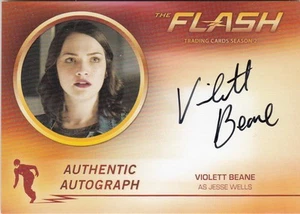 TARJETA DE AUTÓGRAFO THE FLASH TEMPORADA 2 - VB BEANE VIOLETA (JESSE WELLS) - Imagen 1 de 1