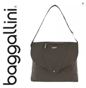Neu ohne Etikett Unisex Baggallini groß Nachbarschaft braun Kuriertasche Arbeit Reisetasche - Bild 1 von 12