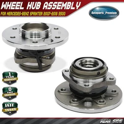 Conjunto de cojinete de cubo de rueda trasera de 2 piezas para Mercedes-Benz Sprinter 2007-2018 2,1 L Foto 1 de 4