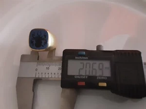 Siegelring.585 GG, 13,2g. Top ring massiv gold - Bild 1 von 4