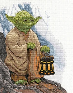 Counted Cross Stitch Kit ~ Dimensions Star Wars - Yoda #70-35392 - Picture 1 of 4