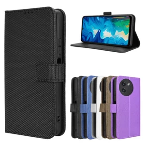 para Doogee Note 59/NOTE 59 PRO CASE, moda cartera de cuero a prueba de golpes Stand Cover - Imagen 1 de 24
