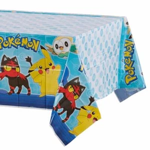 Pokemon Pikachu Plastic Tablecover Birthday Party Supplies 1 Per Pkg 54" x 96" - Picture 1 of 1