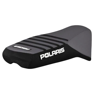 Cubierta de asiento Polaris Pro RMK Matryx Slash moto de nieve NEGRO GRIS NEGRO #321 - Imagen 1 de 5