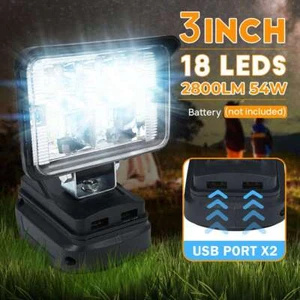 3 inch 18V Li-ion Battery LED Work Light Torch Camping Workshop For Makita - Picture 1 of 22